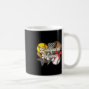 Taza De Café Byll Park Mamá. Bysebyll Softbyll Día de la Madre 