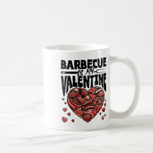 Taza De Café Byrbecue es mi Valentine - Bbq Grill Valentines Da