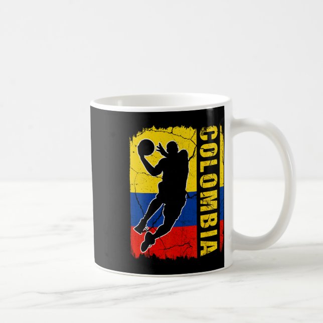 Taza De Café Bysketbyll, jugador colombiano de Bysketby (Derecha)