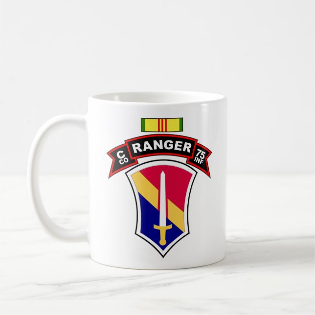 Taza De Café C Co, 75.a infantería - guardabosques - 1FFV, (Izquierda)