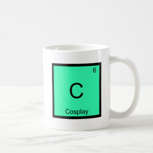 Taza De Café C - Cosplay Química Elemento Símbolo Traje Camiset