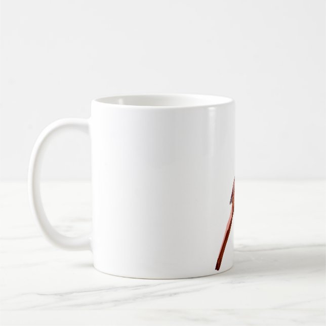 Taza De Café C es para Cardinal Bird (Izquierda)