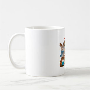 Taza De Café C es para Navidades en el zoológico
