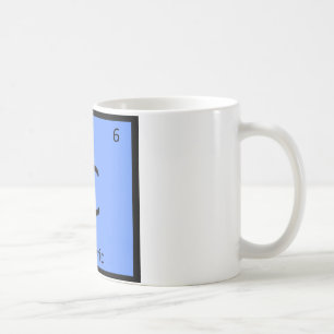 Taza De Café C - Gato Címrico Tabla Periódica Elemento de Quími