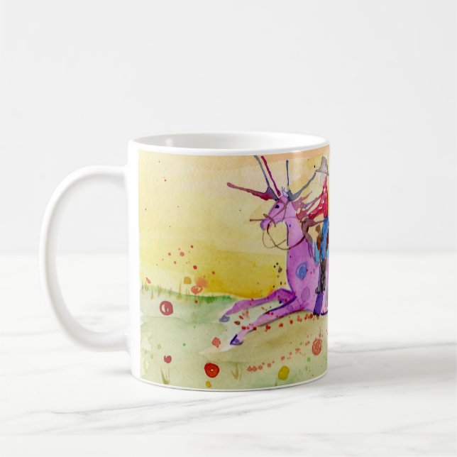 Taza De Café Cabalgar hacia la eternidad (Izquierda)