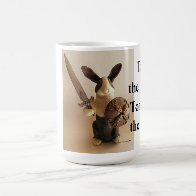 Taza De Café Caballero del conejito (Centro)