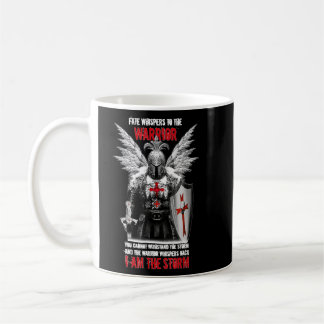 Taza De Café Caballero Templario Susurra Al Cristo Guerrero