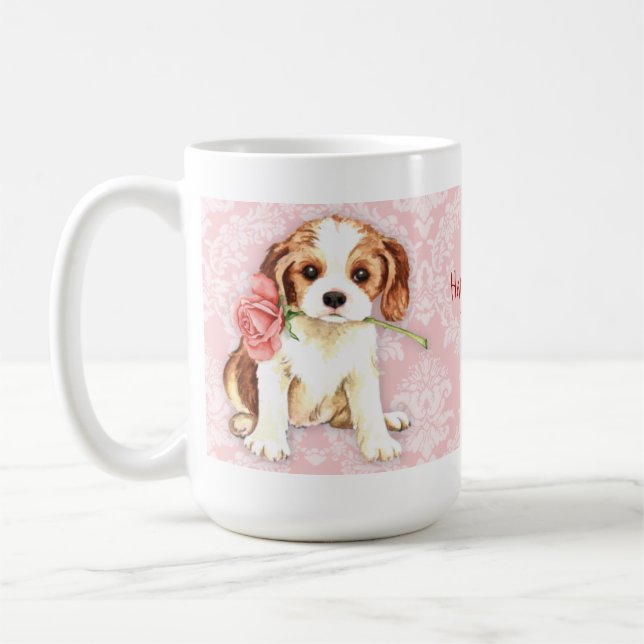 Taza De Café Caballeros subiós tarjeta del día de San Valentín (Izquierda)
