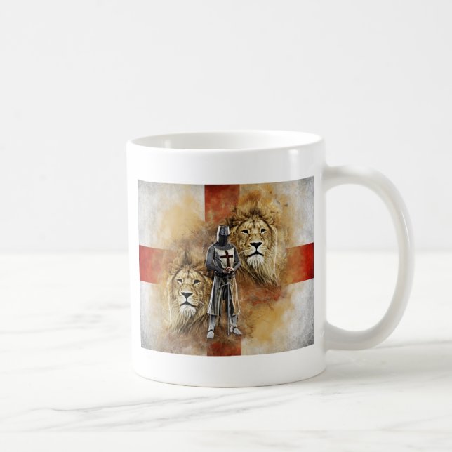 Taza De Café Caballeros Templar 001 (Derecha)