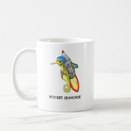 Taza De Café Caballito de mar cohete