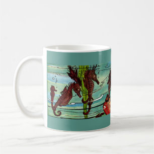 Taza De Café caballitos de mar