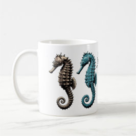 Taza De Café Caballitos de mar