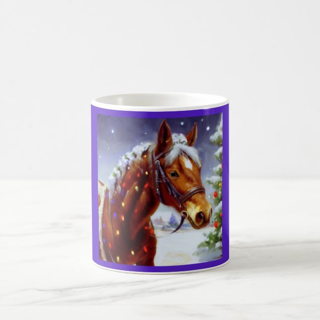 Taza De Café Caballo 3 navidades (Centro)