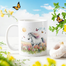 Taza De Café Caballo acuático de primavera - Mug infantil