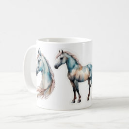 Taza De Café Caballo acuático elegante