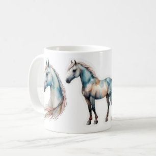 Taza De Café Caballo acuático elegante