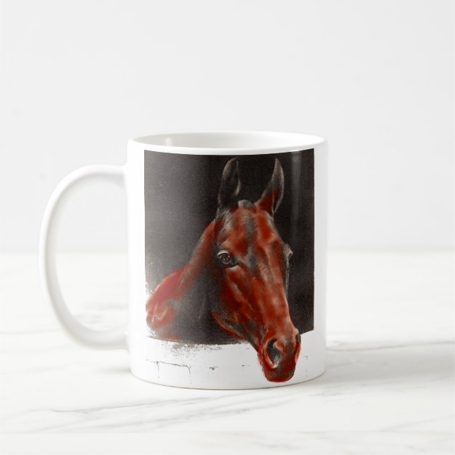 Taza De Café caballo amistoso (Izquierda)