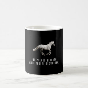 Taza De Café Caballo Amor Corazón Corazón de Caballo Viajando