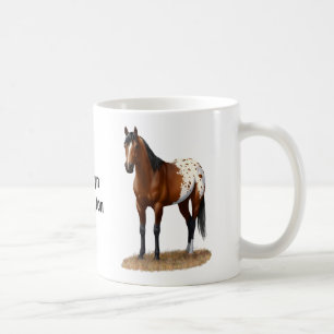 Taza De Café Caballo Appaloosa de la bella bahía