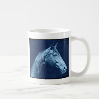 Taza De Café Caballo azul