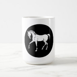 Taza De Café Caballo blanco