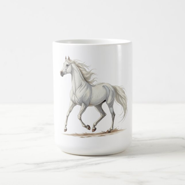 Taza De Café Caballo Blanco (Centro)