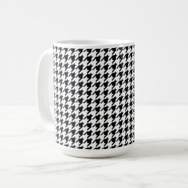 Taza De Café Caballo blanco y negro