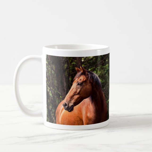 Taza De Café Caballo Clydesdale tostado - Rocky (Izquierda)