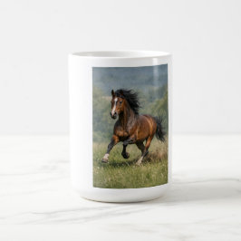 Taza de café Caballo Corriendo Regalo para Amantes