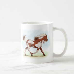 Taza De Café Caballo de castaño con maní