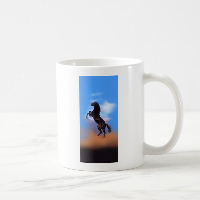 Taza De Café Caballo de cría (Derecha)