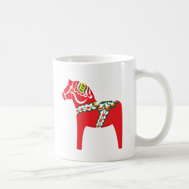 Taza De Café Caballo de Dalahäst el | Dala (Derecha)