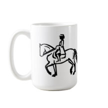 Caballo de doma trotando