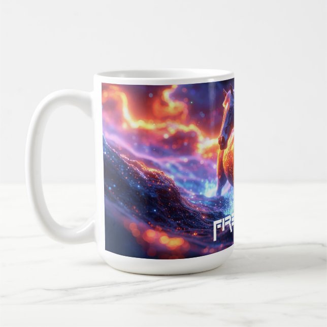 TAZA DE CAFÉ CABALLO DE FUEGO - SHENG XIAO -  (Izquierda)