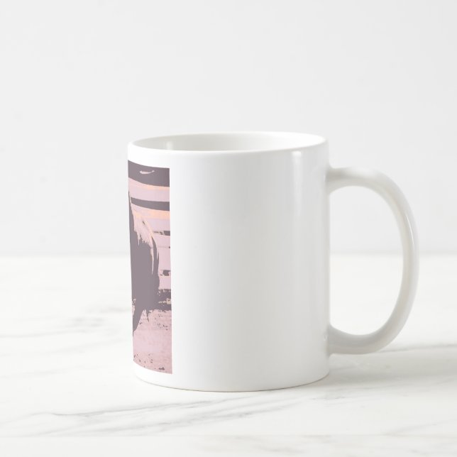 Taza De Café Caballo de Galloping de Arte Pop (Derecha)