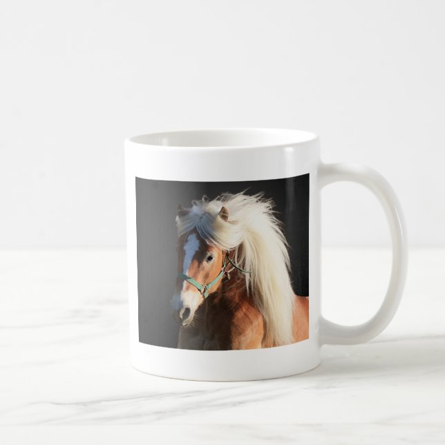 Taza De Café Caballo de Haflinger (Derecha)