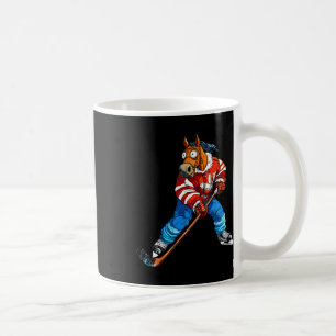 Taza De Café Caballo de Hockey sobre Hielo
