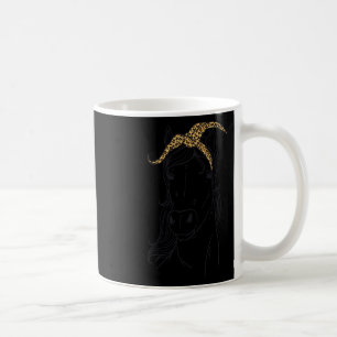Taza De Café Caballo de Impresión de Leopardo de los Caballos d