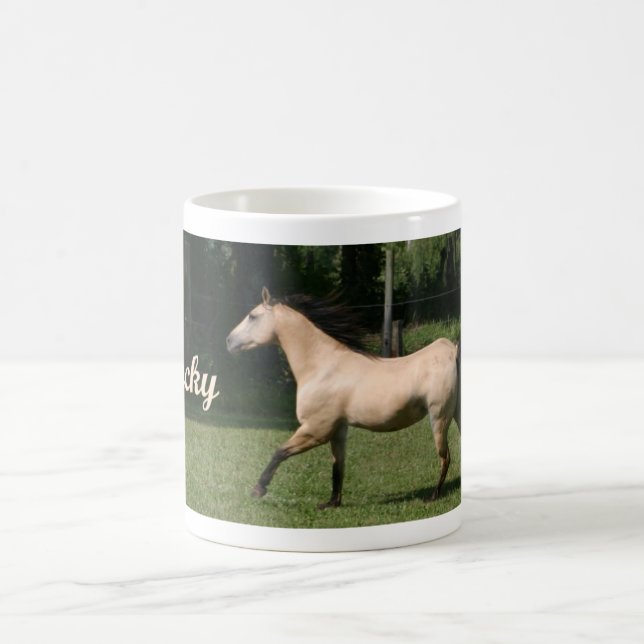 Taza De Café Caballo de Kentucky (Centro)