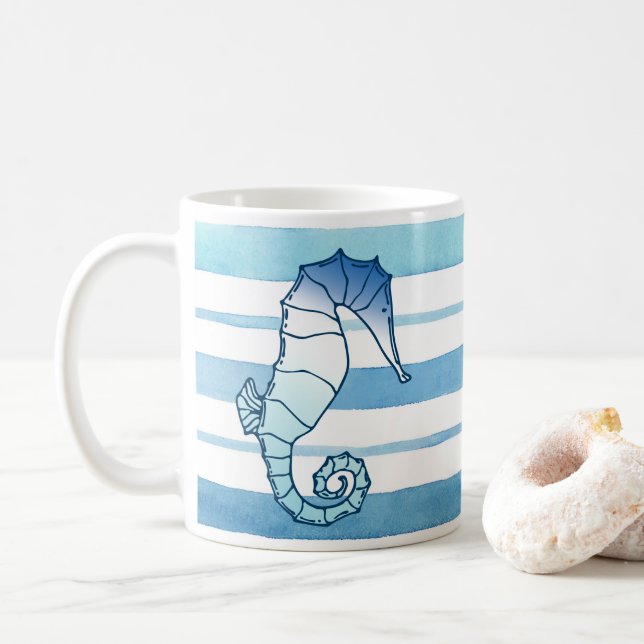 Taza De Café Caballo de mar (Con donut)