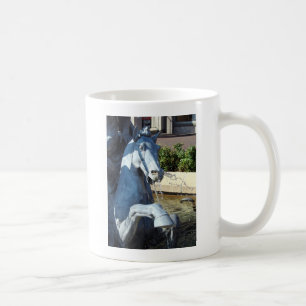 Taza De Café Caballo de Neptuno, detalles de la fuente de Plaza