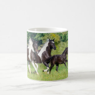 Taza De Café Caballo de Pinto de Barock con Gallopaje de Terner