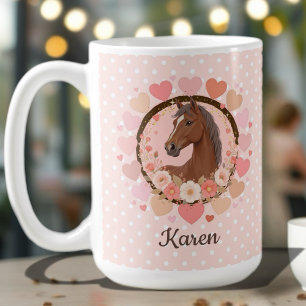 Taza De Café Caballo de San Valentín