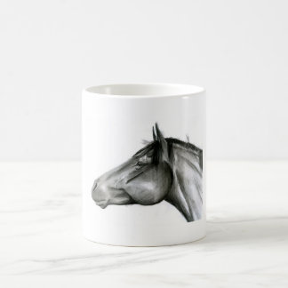 Taza De Café Caballo del carbón de leña