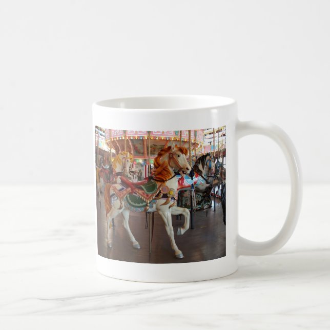 Taza De Café Caballo del carrusel, 2 (Derecha)