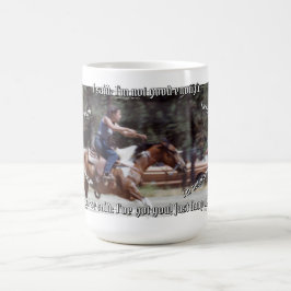 Taza De Café Caballo dice que soy suficiente