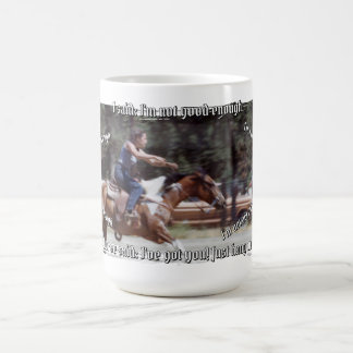 Taza De Café Caballo dice que soy suficiente