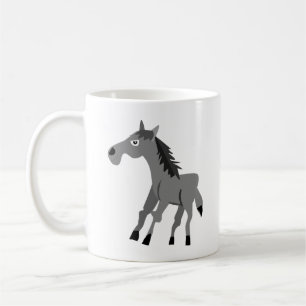 Taza De Café Caballo en marcha