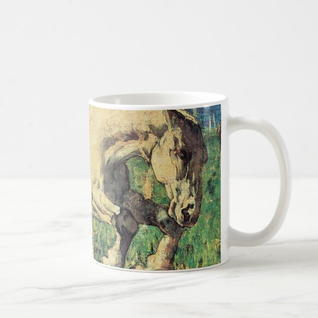 Taza De Café Caballo galopante de Giovanni Segantini, Arte Vint (Derecha)