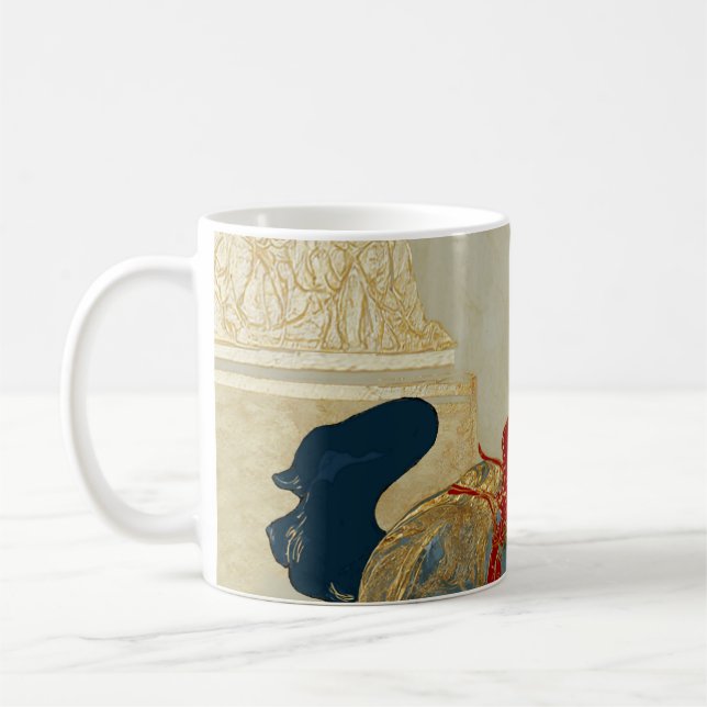 Taza De Café Caballo Imperial Dorado (Izquierda)